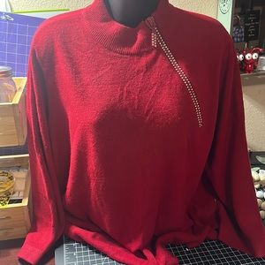Never worn gorgeous red sweater